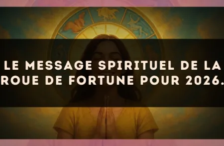 Le message spirituel de La Roue de Fortune pour 2026.