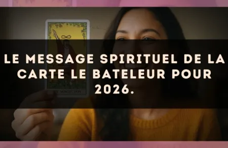 Le message spirituel de la carte Le Bateleur pour 2026.