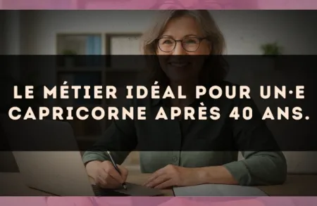 Le métier idéal pour un·e Capricorne après 40 ans.
