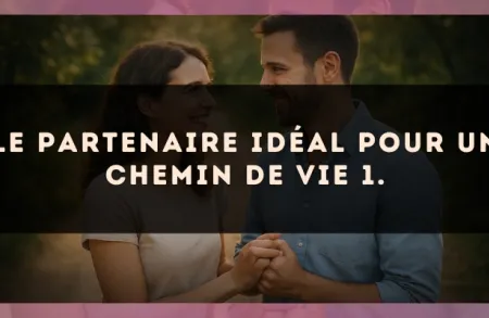 Le partenaire idéal pour un Chemin de Vie 1.