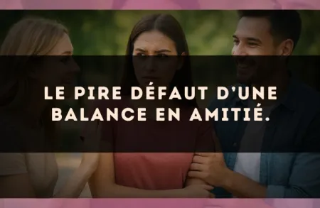 Le pire défaut d’une Balance en amitié.