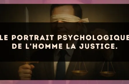 Le portrait psychologique de l'homme La Justice.