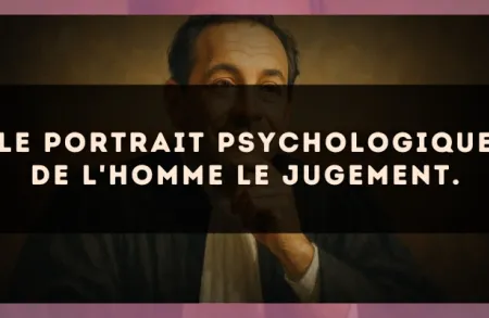 Le portrait psychologique de l'homme Le Jugement.