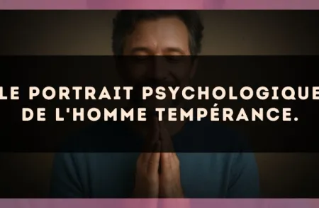 Le portrait psychologique de l'homme Tempérance.