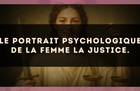 Le portrait psychologique de la femme La Justice.