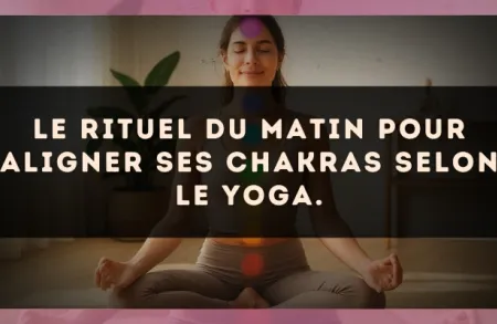 Le rituel du matin pour aligner ses chakras selon le Yoga.