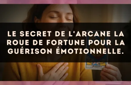 Le secret de l'arcane La Roue de Fortune pour la guérison émotionnelle.