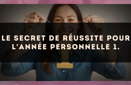 Le secret de réussite pour l'Année Personnelle 1.