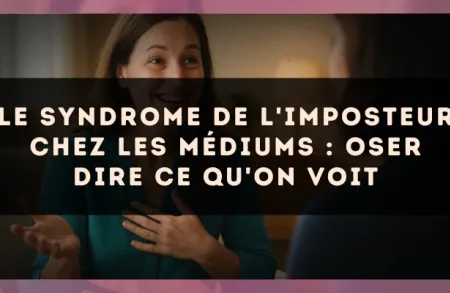 Le syndrome de l'imposteur chez les médiums : oser dire ce qu'on voit
