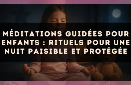 Méditations guidées pour enfants : rituels pour une nuit paisible et protégée