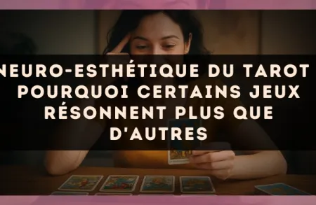 Neuro-esthétique du Tarot : pourquoi certains jeux résonnent plus que d'autres