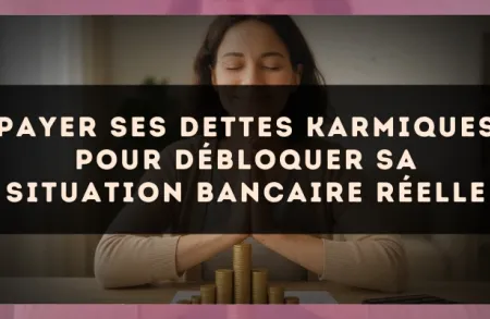 Payer ses dettes karmiques pour débloquer sa situation bancaire réelle