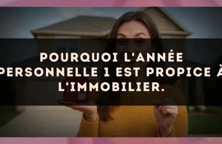 Pourquoi l'Année Personnelle 1 est propice à l'immobilier.