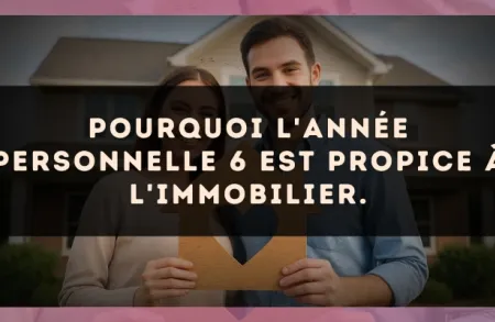 Pourquoi l'Année Personnelle 6 est propice à l'immobilier.