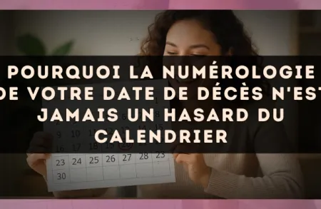 Pourquoi la numérologie de votre date de décès n'est jamais un hasard du calendrier