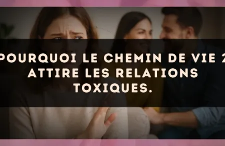 Pourquoi le Chemin de Vie 2 attire les relations toxiques.