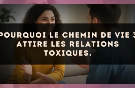 Pourquoi le Chemin de Vie 3 attire les relations toxiques.