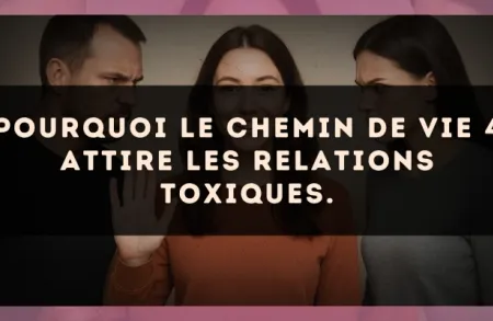 Pourquoi le Chemin de Vie 4 attire les relations toxiques.