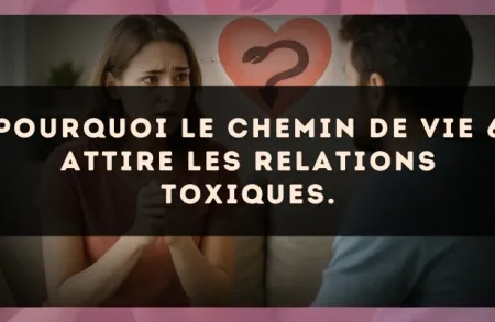 Pourquoi le Chemin de Vie 6 attire les relations toxiques.