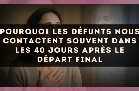 Pourquoi les défunts nous contactent souvent dans les 40 jours après le départ final