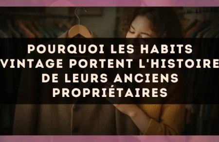 Pourquoi les habits vintage portent l'histoire de leurs anciens propriétaires