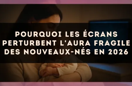 Pourquoi les écrans perturbent l'aura fragile des nouveaux-nés en 2026
