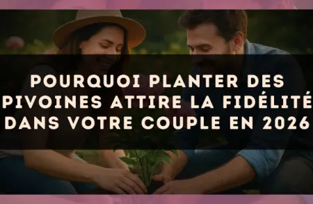 Pourquoi planter des pivoines attire la fidélité dans votre couple en 2026