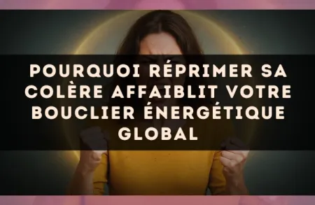 Pourquoi réprimer sa colère affaiblit votre bouclier énergétique global
