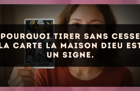Pourquoi tirer sans cesse la carte La Maison Dieu est un signe.