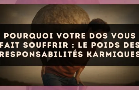 Pourquoi votre dos vous fait souffrir : le poids des responsabilités karmiques