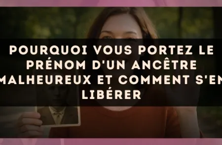 Pourquoi vous portez le prénom d'un ancêtre malheureux et comment s'en libérer
