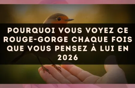 Pourquoi vous voyez ce rouge-gorge chaque fois que vous pensez à lui en 2026