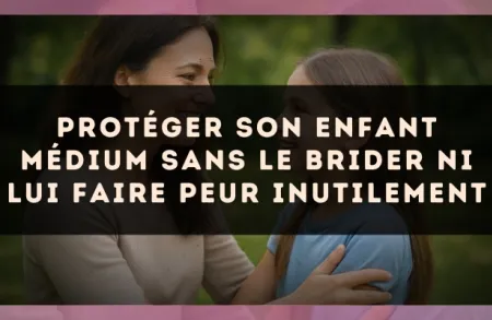 Protéger son enfant médium sans le brider ni lui faire peur inutilement