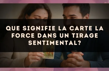 Que signifie la carte La Force dans un tirage sentimental?