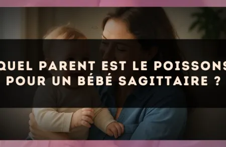 Quel parent est le Poissons pour un bébé Sagittaire ?