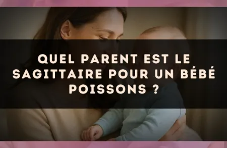 Quel parent est le Sagittaire pour un bébé Poissons ?