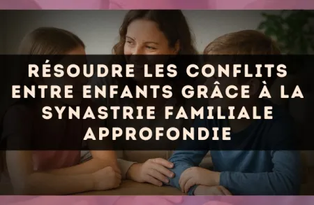 Résoudre les conflits entre enfants grâce à la synastrie familiale approfondie