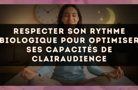 Respecter son rythme biologique pour optimiser ses capacités de clairaudience