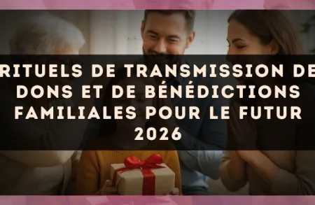 Rituels de transmission de dons et de bénédictions familiales pour le futur 2026