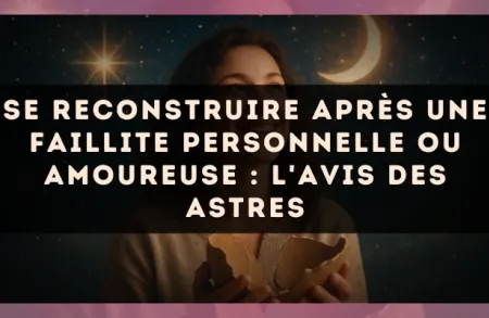 Se reconstruire après une faillite personnelle ou amoureuse : l'avis des astres
