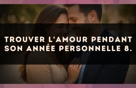Trouver l'amour pendant son Année Personnelle 8.
