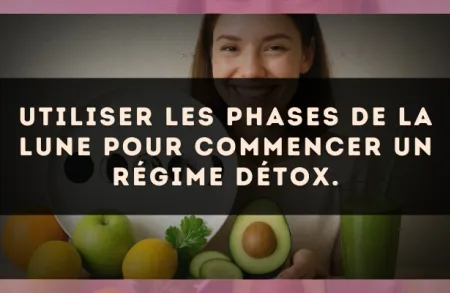 Utiliser les phases de la lune pour commencer un régime détox.