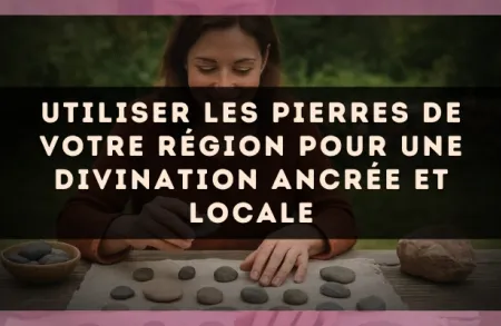 Utiliser les pierres de votre région pour une divination ancrée et locale
