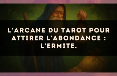 L'arcane du Tarot pour attirer l'abondance : L'Ermite.