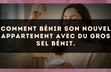 Comment bénir son nouvel appartement avec du Gros sel bénit.