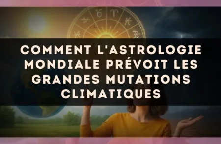 Comment l'astrologie mondiale prévoit les grandes mutations climatiques