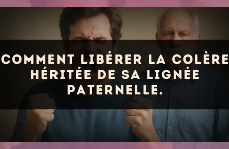 Comment libérer la colère héritée de sa lignée Paternelle.