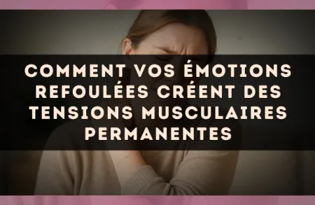 Comment vos émotions refoulées créent des tensions musculaires permanentes