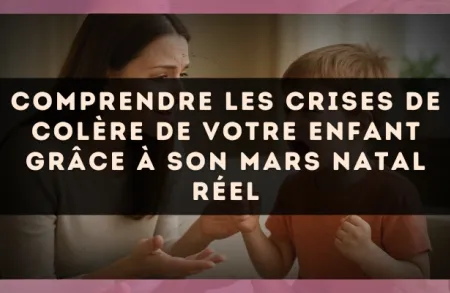 Comprendre les crises de colère de votre enfant grâce à son Mars natal réel