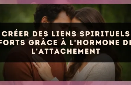 Créer des liens spirituels forts grâce à l'hormone de l'attachement